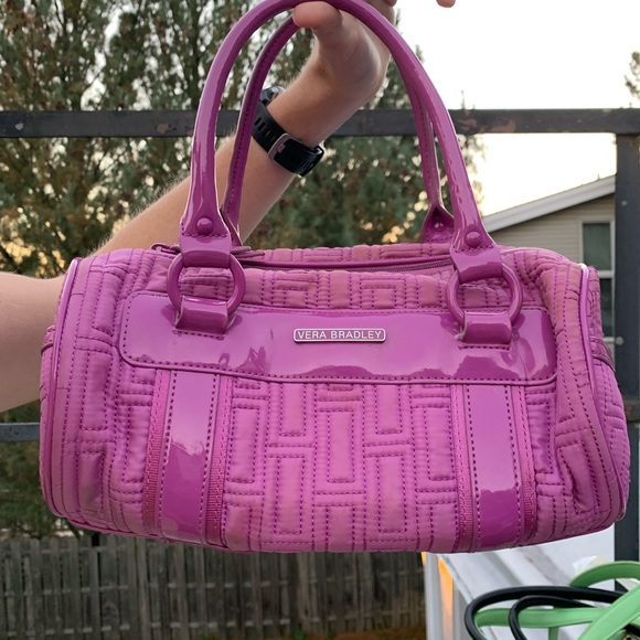 Vera Bradley Lilac Barrel Bag - Picture 2 of 5